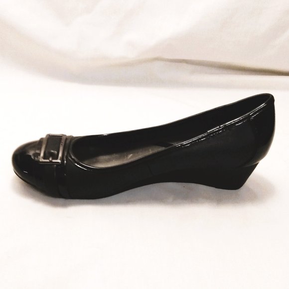 Anne Klein Sport Shoes With Wedge Heel-7M-Patent Leather/Material - Picture 8 of 16